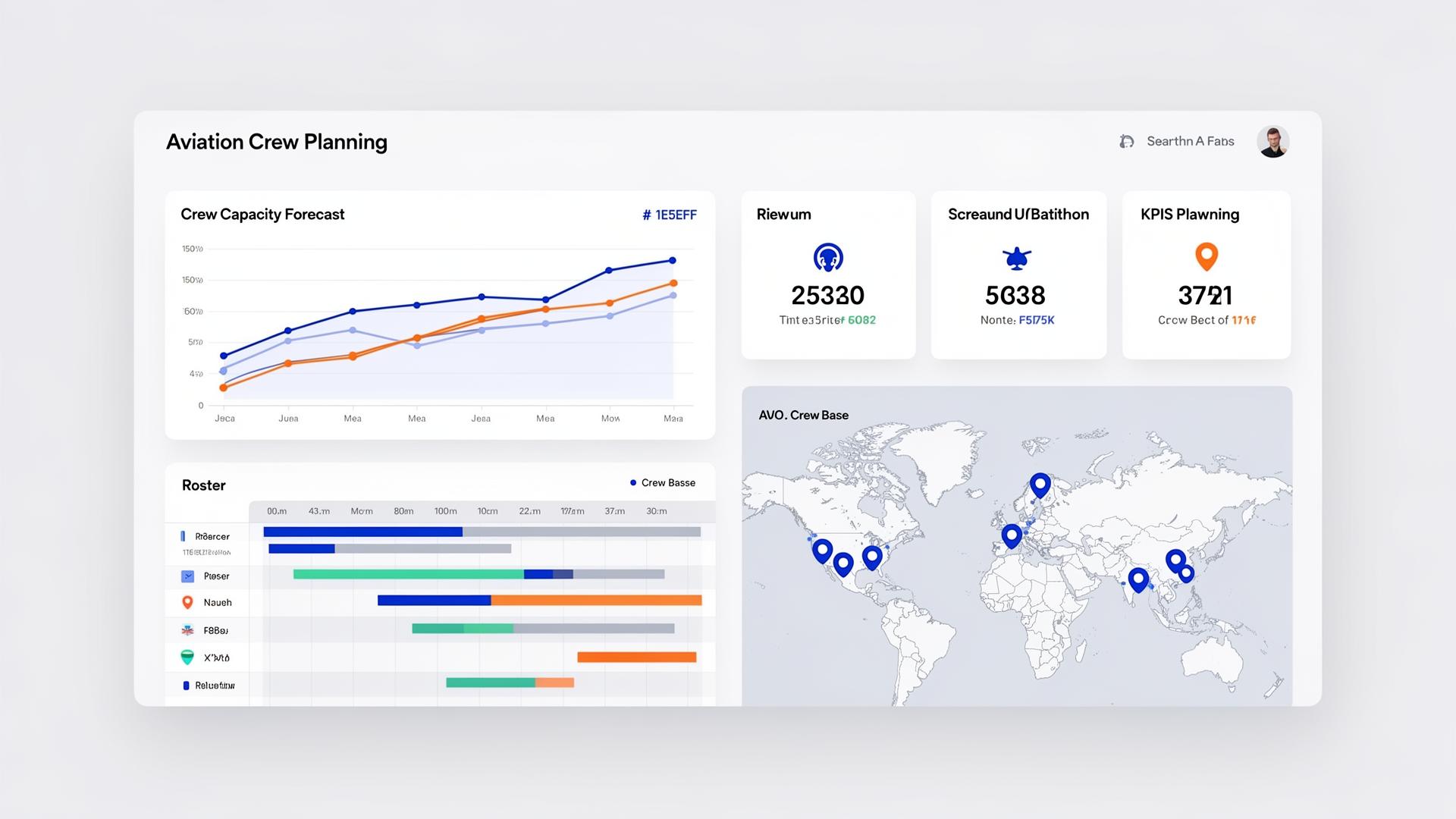 AeroFlux Crew dashboard